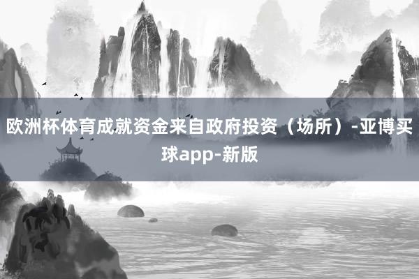 欧洲杯体育成就资金来自政府投资（场所）-亚博买球app-新版